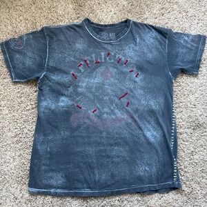 Vintage Affliction American Customs Graphic Tee - Size 2XL - Y2K Stone Wash Rare